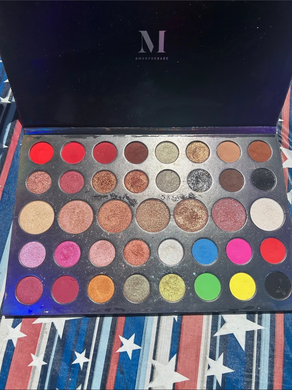 Morphe 39L Hit The Lights Palette — Purple, Blue, Pink, Gold